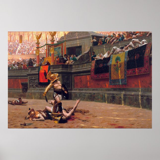 Affiche Gérôme - Pouce Vers le Bas (Devant)