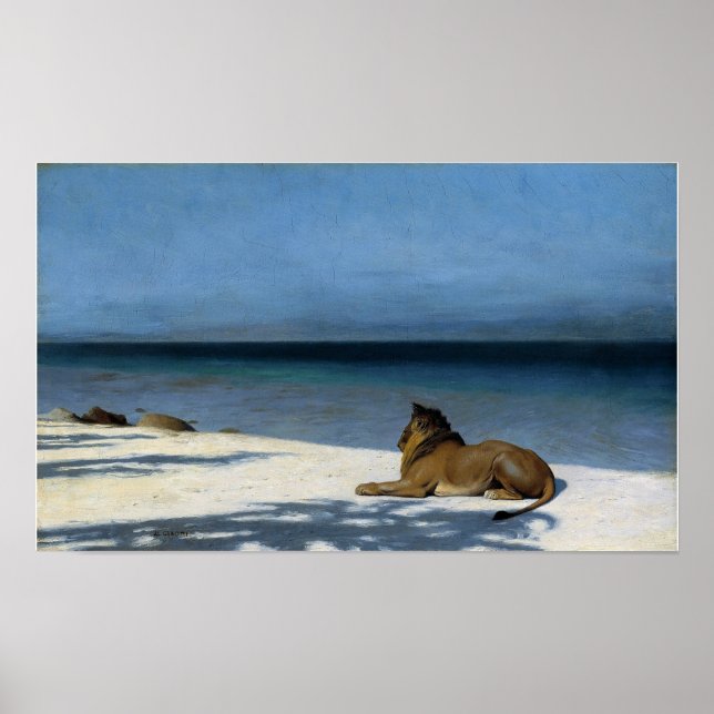 Affiche Gérôme - Solitude (Devant)