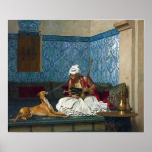 Affiche Gérôme - Une plaisanterie 1882