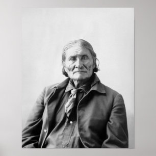 Affiche Geronimo Portrait - 1898