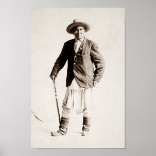 Affiche Geronimo Standing Portrait - 1904