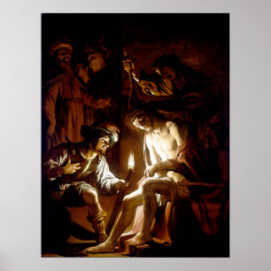 Affiche Gerrit van Honthorst le Christ couronné avec des