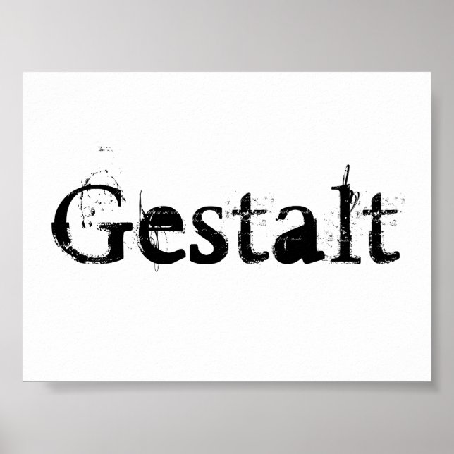 Affiche Gestalt (Devant)