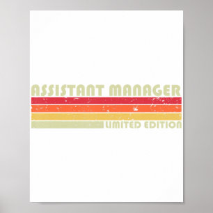 Affiche GESTIONNAIRE ADJOINT Funky Titre de l'emploi Profe