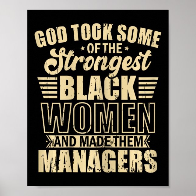 Affiche Gestionnaires des femmes noires les plus fortes af (Devant)