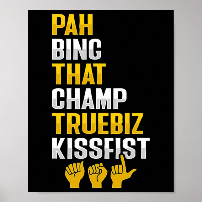 Affiche Gesture à la main Sourde de l'ouïe perte de consci (Devant)