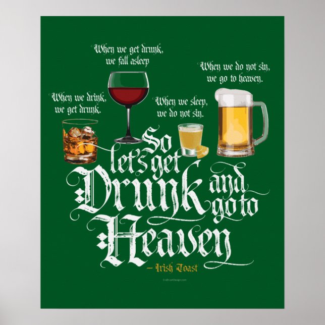 Affiche Get Drunk And Go To Heaven (Devant)