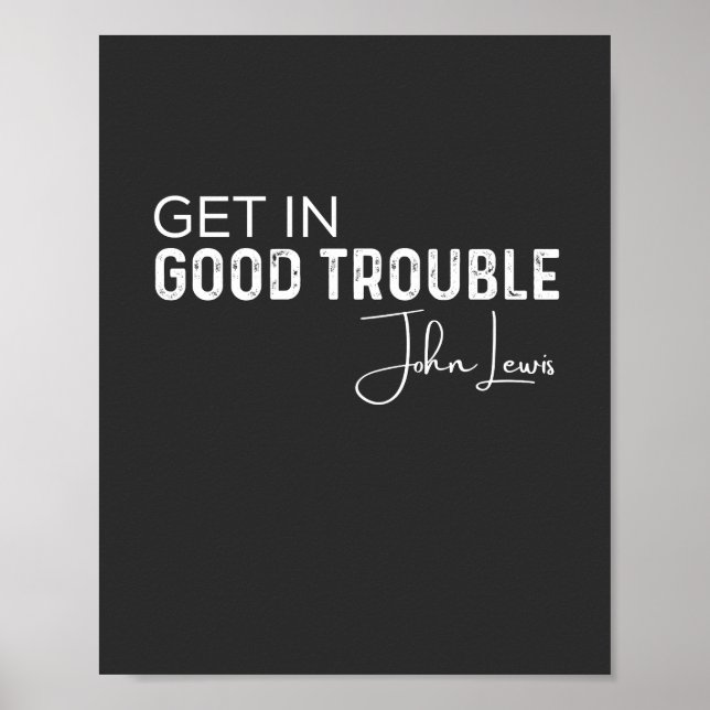 Affiche get in good trouble (Devant)