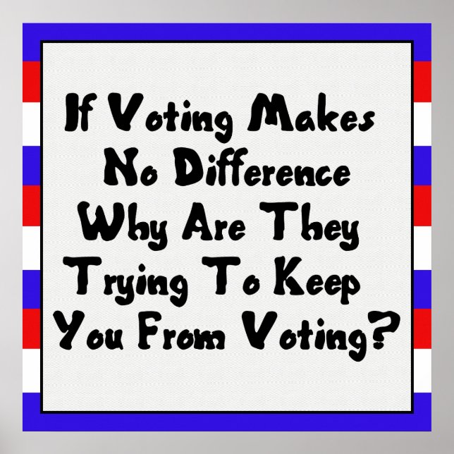 AFFICHE GET OUT THE VOTE (Devant)