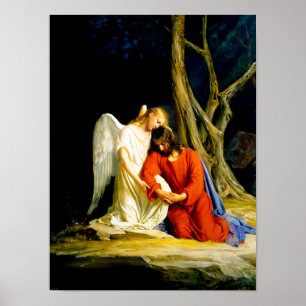 Affiche Gethsemane par Carl Bloch
