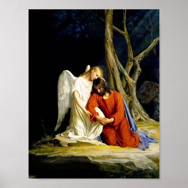 Affiche Gethsemane par Carl Bloch (Devant)
