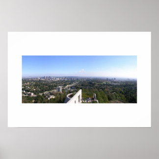 Affiche Getty Center Vue sur Los Angeles