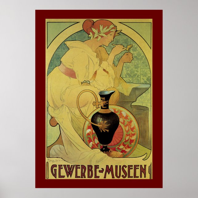 Affiche Gewerbe Museen (Devant)