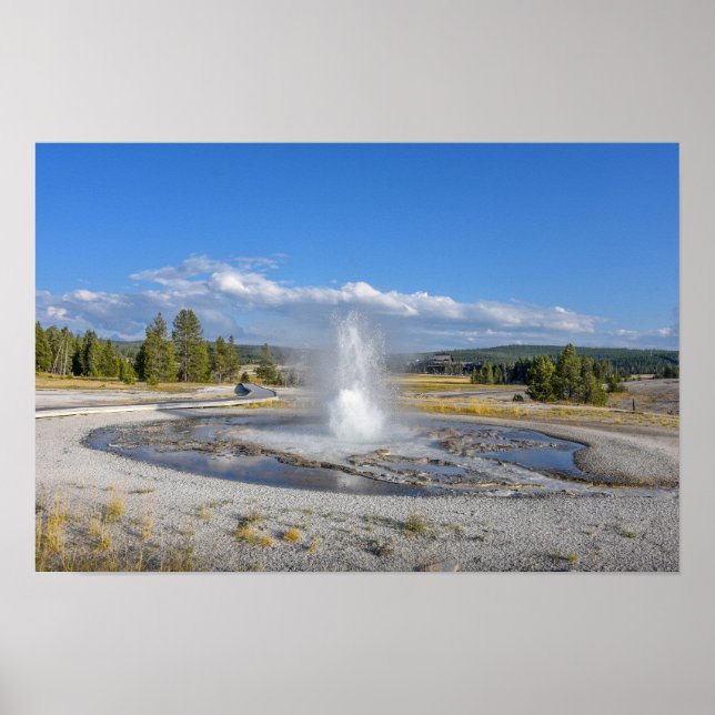 Affiche Geyser Sawmill, Parc national de Yellowstone (Devant)