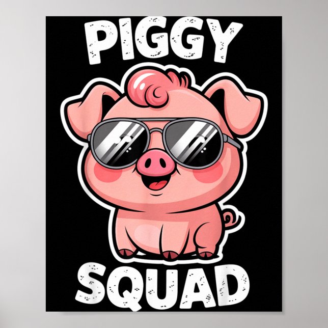 Affiche Ggy Squad G Wearing Sungles As Animal Funny Farmer (Devant)