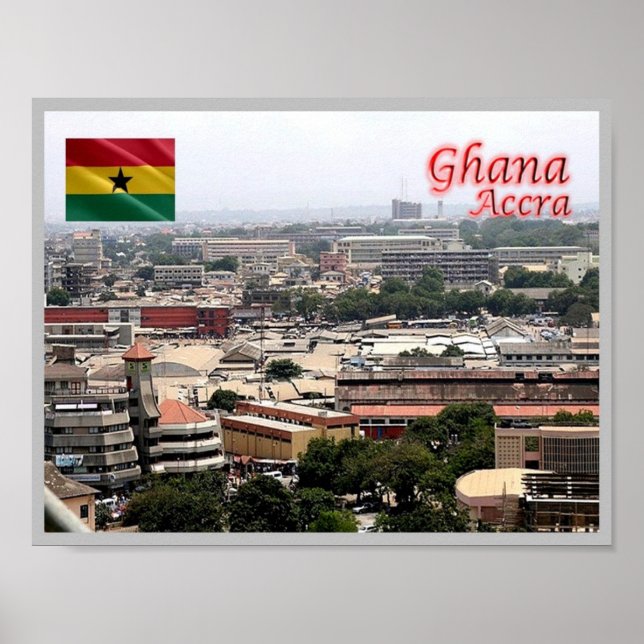 Affiche Ghana - Accra Nord - (Devant)