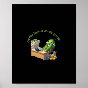 Affiche Gherkin dur ou difficilement Gherkin