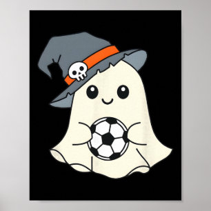Affiche Ghoooal Football Fantôme Halloween Drôle de Foot H