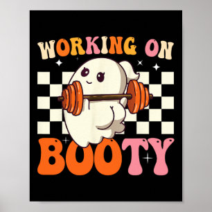 Affiche Ghost Boo Gym Lover Halloween Travailler Sur Mon B