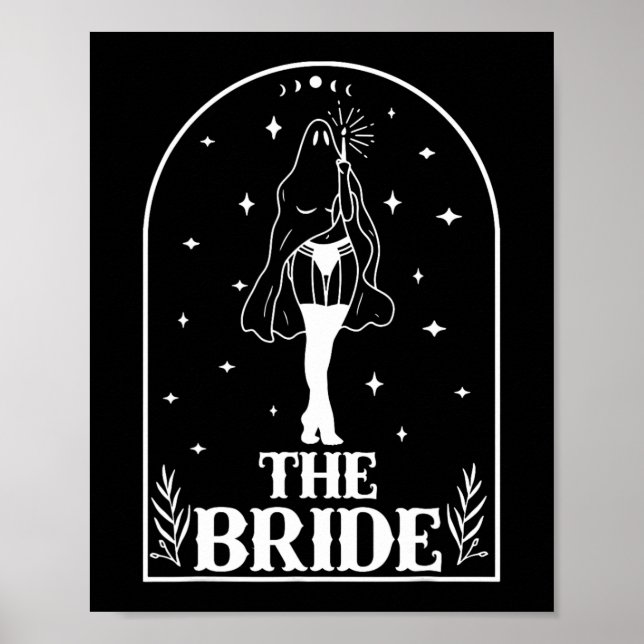 Affiche Ghost Bride Coven Gothique Halloween Mariage Bache (Devant)