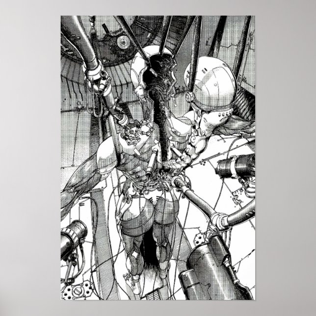 Affiche Ghost dans l'interface de l'homme de shell (Devant)