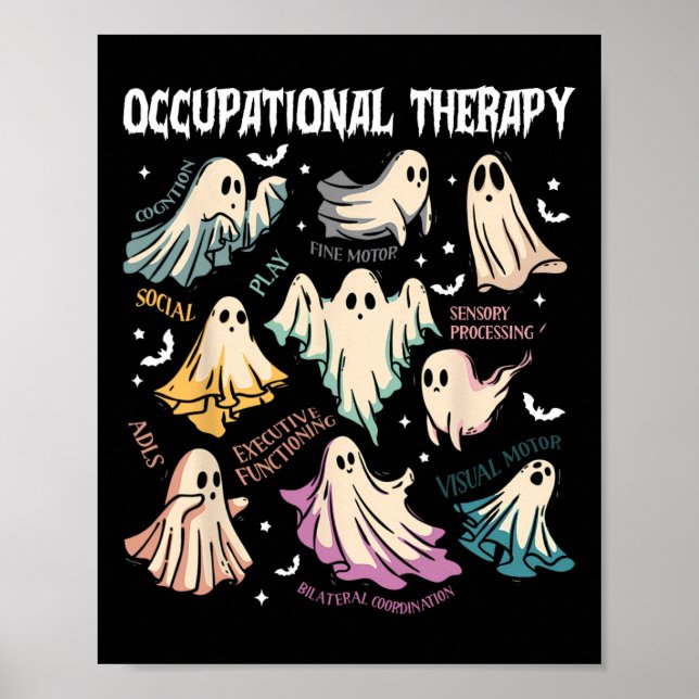 Affiche Ghost de thérapie ergothérapie spécial Edu Autism  (Devant)