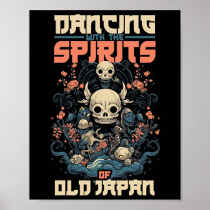 Affiche Ghost Demon Danser Avec L'Esprit Du Vieux Japon Yo