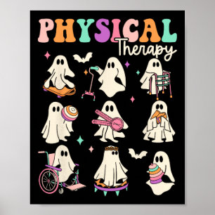 Affiche Ghost Funny Physiothérapie Pt Physiothérapeute