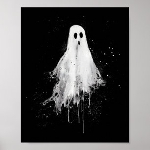 Affiche Ghost Horror Éffrayante horreur Halloween Goth Alt