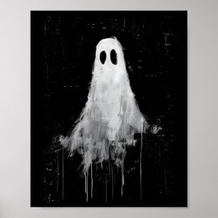 Affiche Ghost Horror Spirit Éffrayant Effrayant Halloween 