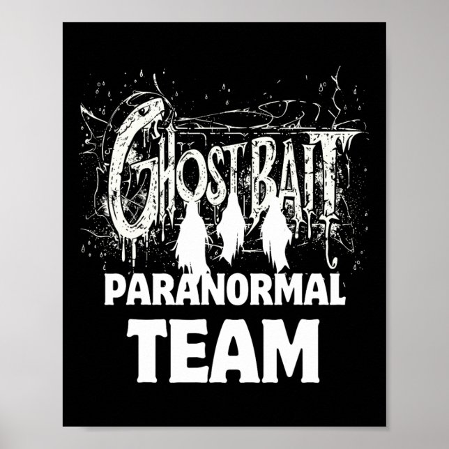 Affiche Ghost It Ghost Hunter Paranormal Maison hantée (Devant)