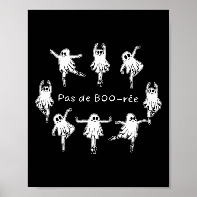 Affiche Ghost Pas De Boo-rée Llet Danseuse Éffrayante Hall (Devant)