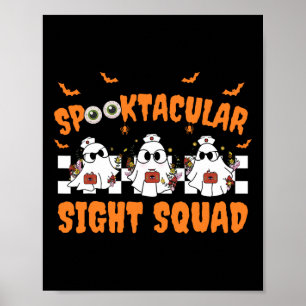 Affiche Ghost Sight Squad Halloween Optométrie