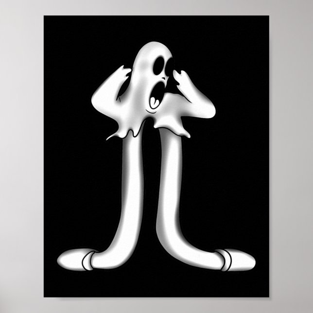 Affiche Ghost X Koko Le Clown effrayant Goth (Devant)