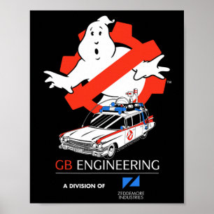 Affiche Ghostbusters Froid Empire Engineering Gear No Gho
