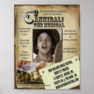 Affiche Ghostlight Cannibal l'affiche musicale