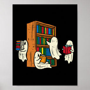 Affiche Ghosts Lecture Livres Enseignant Halloween Bibliot