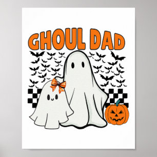 Affiche Ghoul Papa Halloween Ghost Saison Éffrayante Retro