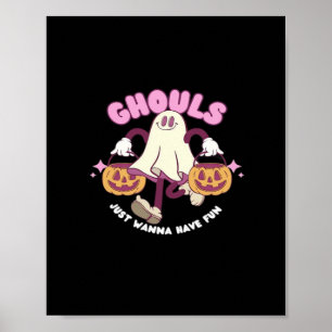 Affiche Ghouls veut juste s'amuser - Éffrayante belle Hall