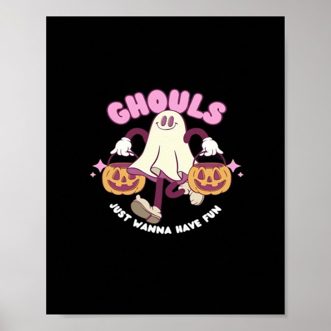 Affiche Ghouls veut juste s'amuser - Éffrayante belle Hall (Devant)
