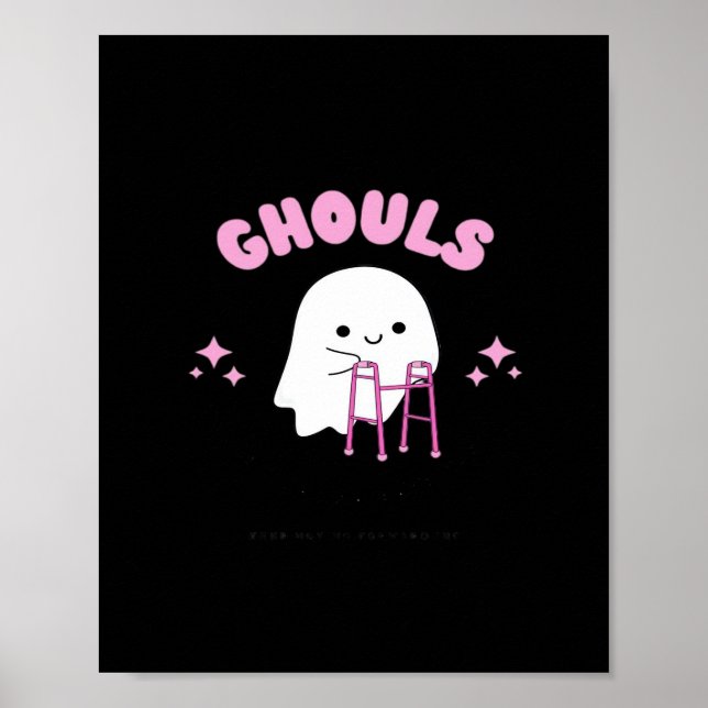 Affiche Ghouls veut juste s'amuser Funny & Sloth (Devant)