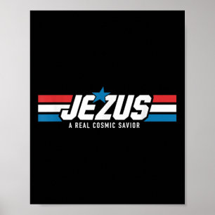Affiche Gi Jésus Un Vrai Sauveur Cosmique Jésus Foi Chréti