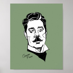 Affiche Giacomo Puccini