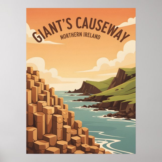Affiche Giant s Causeway Northern Ireland (Devant)