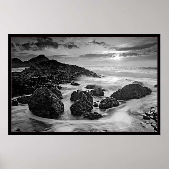 Affiche Giants Causeway B&W (Devant)