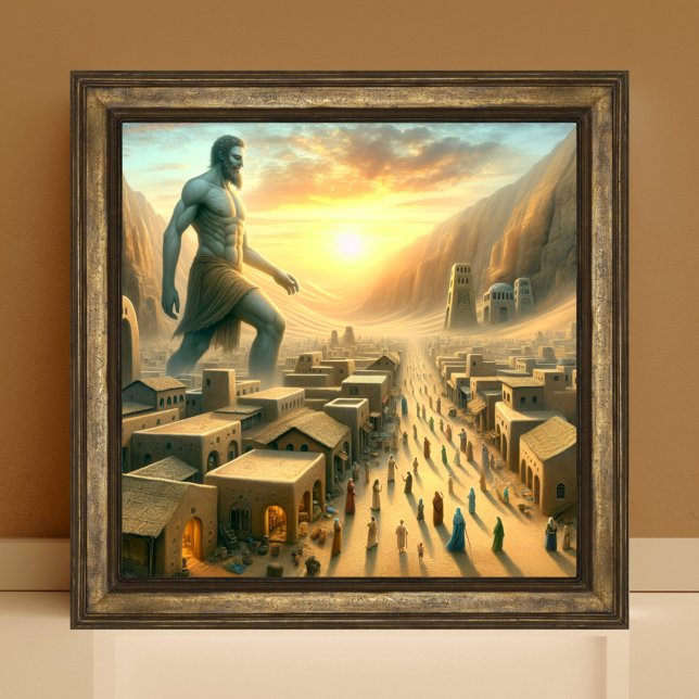 Affiche Giants de la Bible chrétienne dans l'art canadien (Créateur téléchargé)