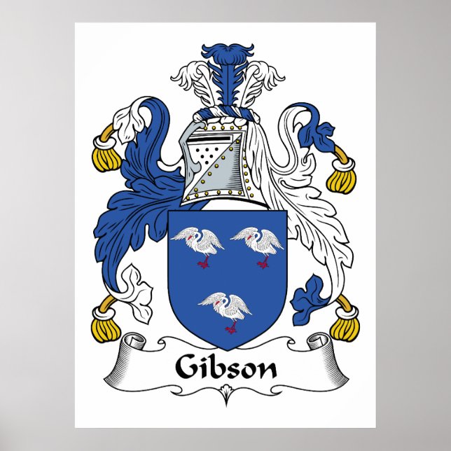 Affiche Gibson Family Crest (Devant)