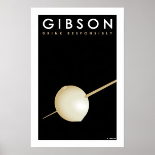 Affiche Gibson (Petite affiche)
