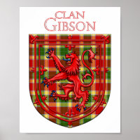 Gibson Tartan Scottish Plaid Lion Rampant