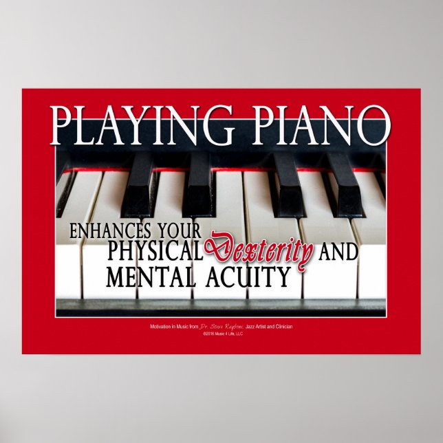 Affiche Gifts for Piano Students - Piano Education (Devant)